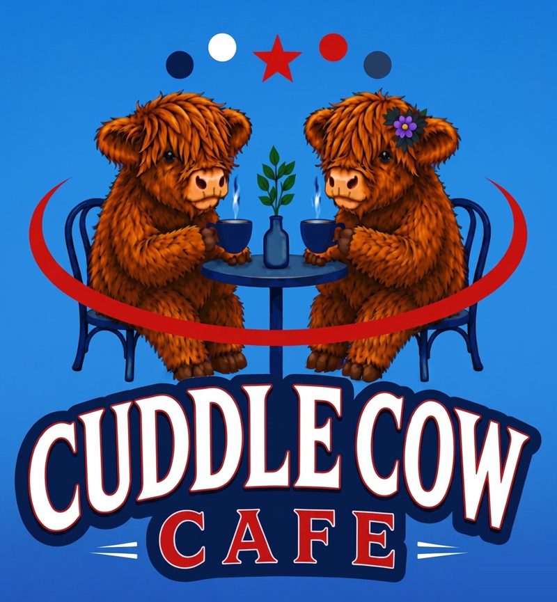 Cuddle Cow Cafe logo